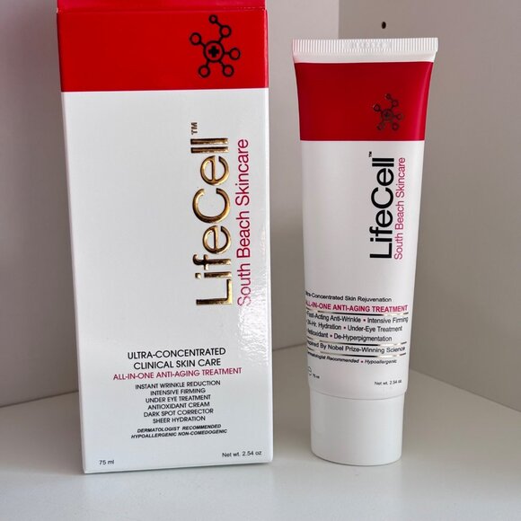 LifeCell All In One Anti Aging Treatment Cream 2.54 Oz Ultra Concentrated New - Picture 1 of 4